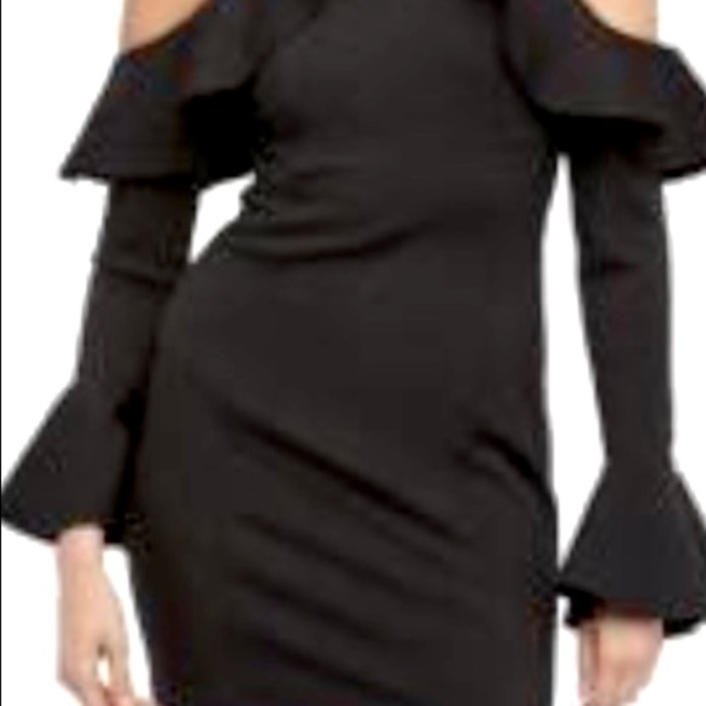 FREE PEOPLE DRESS black size L
